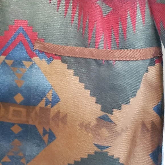 Jones New York Sport Oversized Navajo Print Coat Blazer - Picture 6 of 6